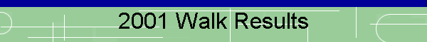 2001 Walk Results